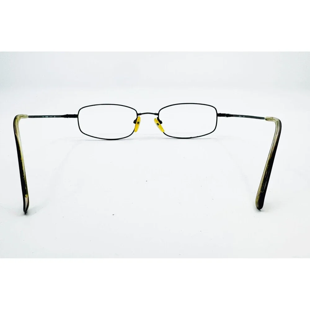 Claiborne Eyeglasses Mens Black Charger Flexon Rectangle 145 40330